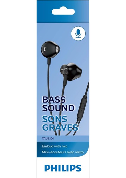 TAUE101BK Kulakiçi Siyah Kulaklık Mikrofon TAUE101BK/00 fiyatları