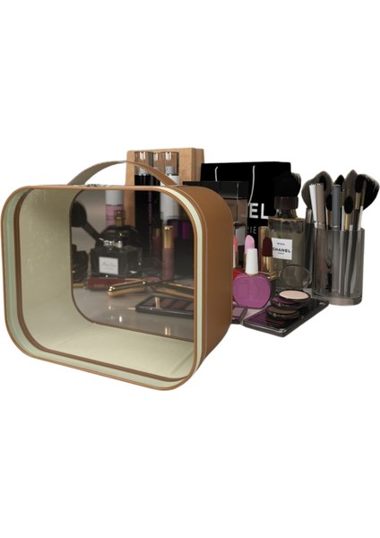 Makyaj Çantası – Kişisel Bakım Kozmetik Seyahat Düzenleyici, Aksesuar Takı Organizer fiyatları