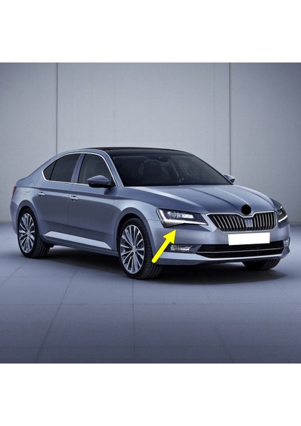 Skoda Superb 3 2015-2019 Sağ Far Yıkama Motoru Jeti 3V0955966