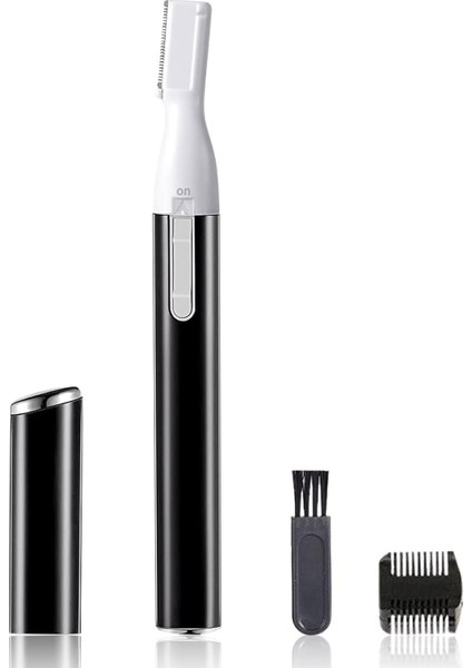 Aputue Elektrikli Kaş Düzeltici, Yüz Tüyü Alma Makinesi, Çekme Hissi Olmadan Ağrısız, Mini Kişisel Epilatör, Kaş Jileti, Yüz, Çene, Kol ve Bacaklar Için (Siyah)