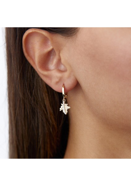 Taşlı Yaprak Küpe fiyatları