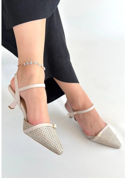 Nrzsnt Lanna Bej Cilt Topuklu Ayakkabı (Numara: 38) fiyatları