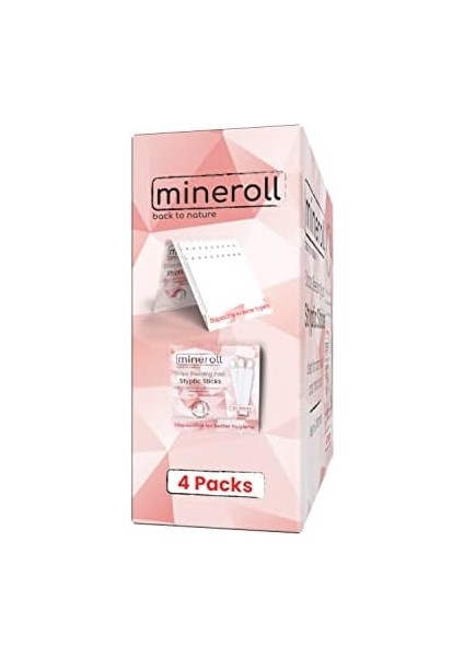 Mineroll Tek Kullanımlık Çubuk Kan Taşı, Erkekler ve Kadınlar Için Ufak Jilet Kesikleri ve Manikür Pedikür Uygulamalarında Kanamayı Durdurur, 20&apos;li 4 Paket modelleri