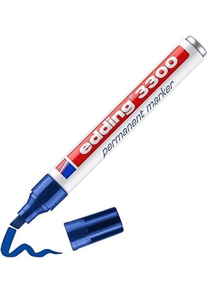 3300 Permanent Markör - Mavi - 1 - 1-5 mm Kesik Uçlu fiyatları