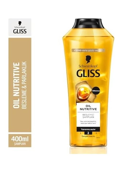 Gliss Oil Nutritive Şampuan 400ML