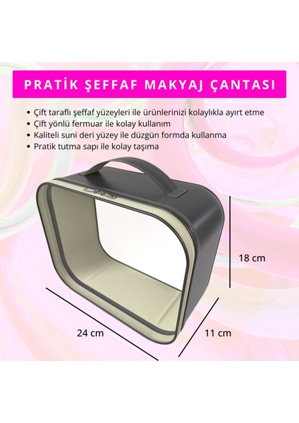 Makyaj Çantası – Kişisel Bakım Kozmetik Seyahat Düzenleyici, Aksesuar Takı Organizer fiyatları