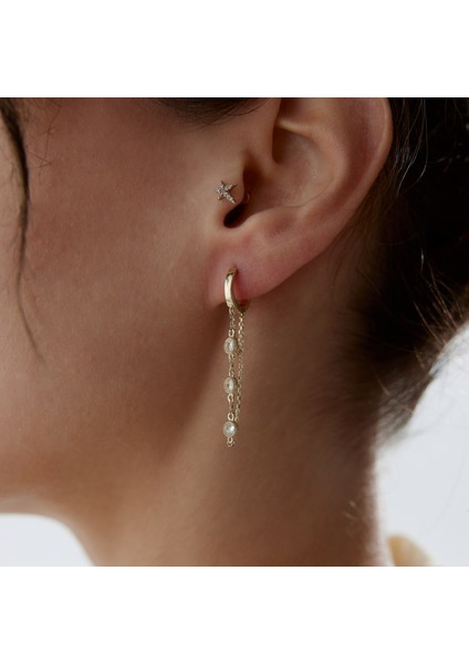 Dönence Zincir Küpe