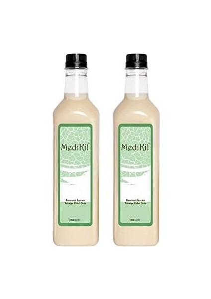 Medikil Sıvı Bentonit Solüsyon 1 Lt 2 Adet