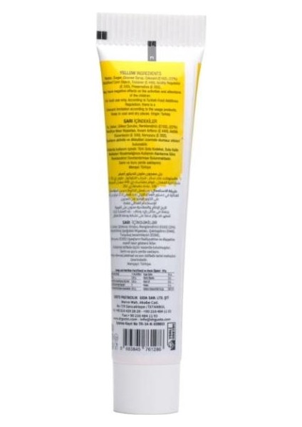 Dr Gusto Tüp Jel Gıda Boyası Sarı - 50 gr fiyatları