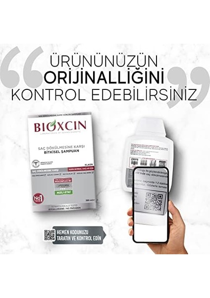 Bioxcin Klasik Bitkisel Kuru ve Normal Saçlar Için 3X300 ml Saç Dökülmesine Karşı Şampuan fiyatları
