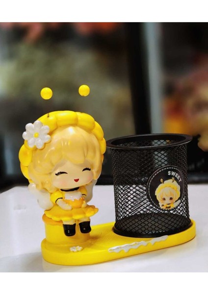 Altın Arı Prenses Metal Süs Kalem Sepeti fiyatları