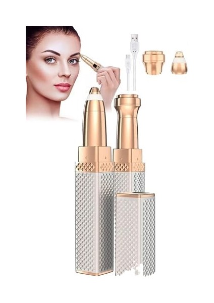 Mobee Luxury 2 Başlıklı Kıl Tüy Bıyık Kaş Alma Epilatörü ve Mini Parfüm Şişesi fiyatları