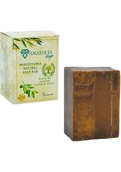 Anatolia Soap 1978 Arap Sabunu, %60 Defne Yağlı ve %40 Zeytin Yağlı Kastilya Organik Doğal Nemlendirici Saç ve Vücut Için, Bitkisel Geleneksel Antik Sabun 1 Count (Pack Of 1) Ort 200 gr modelleri