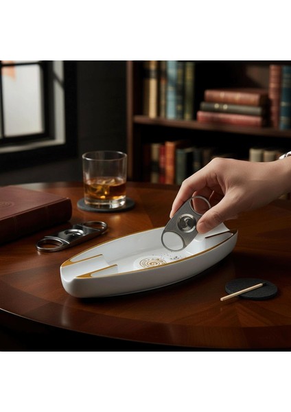 Cigarloong Oval Puro Küllüğü Beyaz 2li modelleri