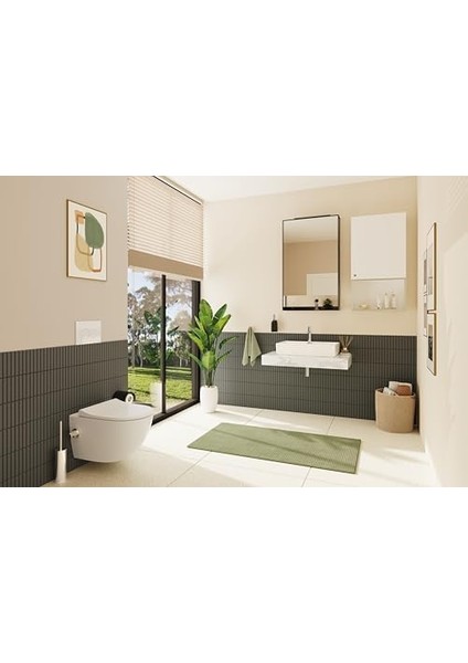 7401B003-0041 Dar Lavabo, 60X38 Cm, Beyaz modelleri