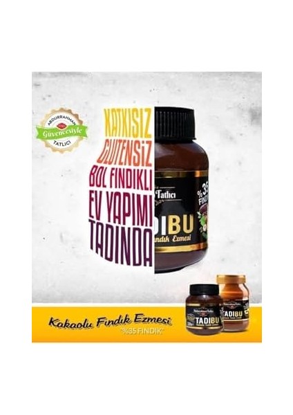 Abdurrahman Tatlıcı Tadıbu Bitter Kakaolu Fındık Ezmesi 330G modelleri