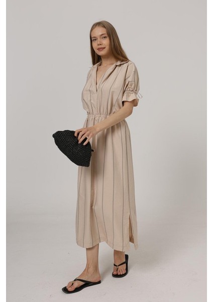 Beli Lastikli Elbise - Taş fiyatları