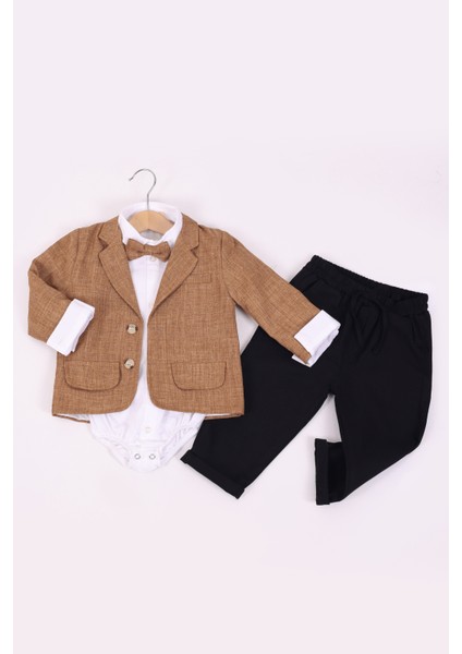 Erkek Bebek Zıbınlı Ceketli 4'lü Takım fiyatları