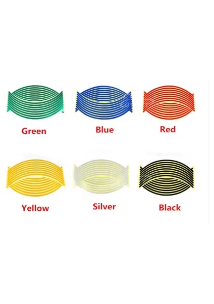 Motosiklet Jant Şerit Sticker Reflektörlü fiyatları