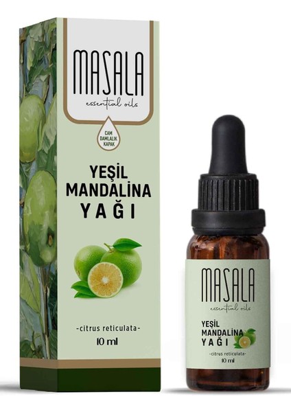 Masala Saf Yeşil Mandalina Yağı 10 Ml. - (Green Mandarin Essential Oil)