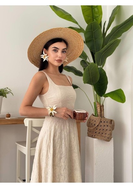 Cuper Çiçek Detaylı Elbise indirimleri