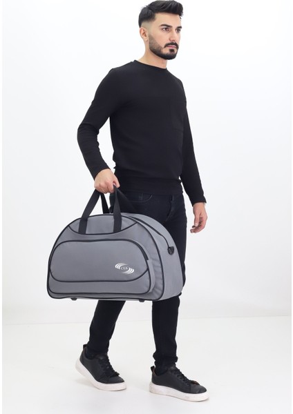 Gri Spor ve Seyahat Çantası – Ayakkabı Bölmeli, Su Geçirmez, Omuz Askılı Antrenman Çantası fiyatları