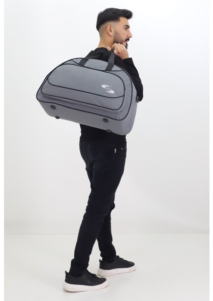 Gri Spor ve Seyahat Çantası – Ayakkabı Bölmeli, Su Geçirmez, Omuz Askılı Antrenman Çantası fırsatları