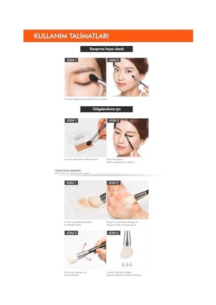 Mıssha Far Karıştırma Fırçası Artistool Blending Brush #204 modelleri