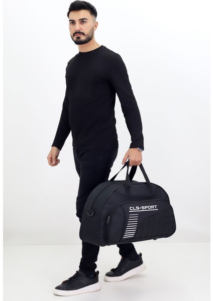 Siyah Spor ve Seyahat Çantası – Ayakkabı Bölmeli, Su Geçirmez, Omuz Askılı Antrenman Çantası fiyatları