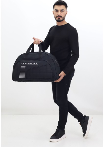 Siyah Spor ve Seyahat Çantası – Ayakkabı Bölmeli, Su Geçirmez, Omuz Askılı Antrenman Çantası modelleri