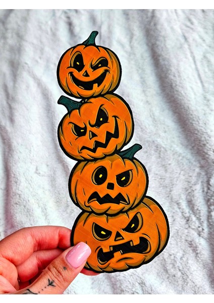 Halloween Balkabağı Kabartmalı Kitap Ayracı Seri 2 modelleri