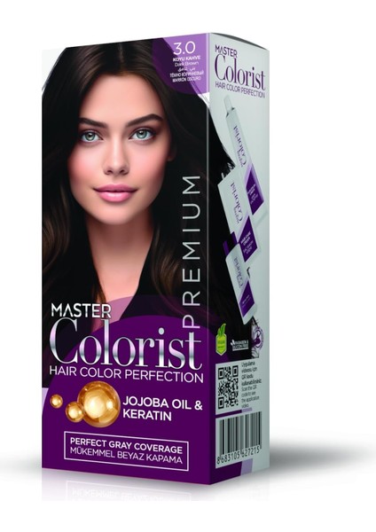 Master Colorist Premıum Yarı Kıt 3.0 Koyu Kahve