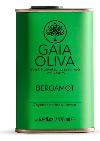 Bergamot Çeşnili 175 ml Natürel Sızma Zeytinyağı (Yeni Hasat)