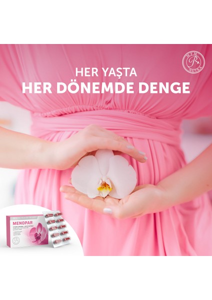 MFM Menopar Vitamin, Mineral ve Bitki Ekstresi İçeren 30 Bitkisel Kapsül