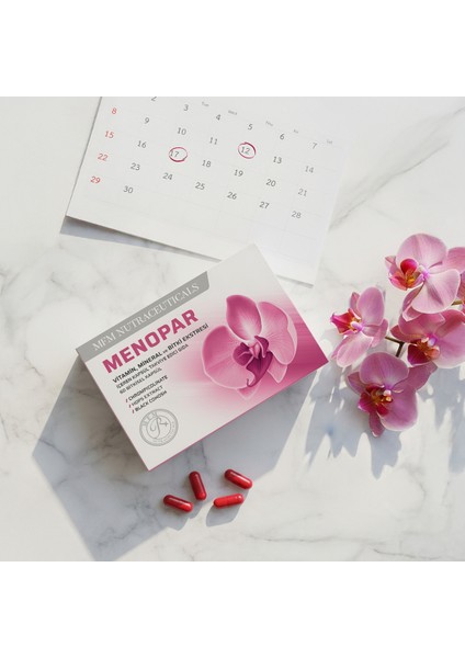 MFM Menopar Vitamin, Mineral ve Bitki Ekstresi İçeren 30 Bitkisel Kapsül