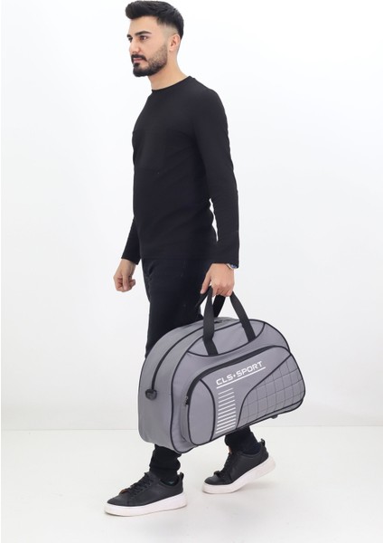Gri Spor ve Seyahat Çantası – Ayakkabı Bölmeli, Su Geçirmez, Omuz Askılı Antrenman Çantası fırsatları