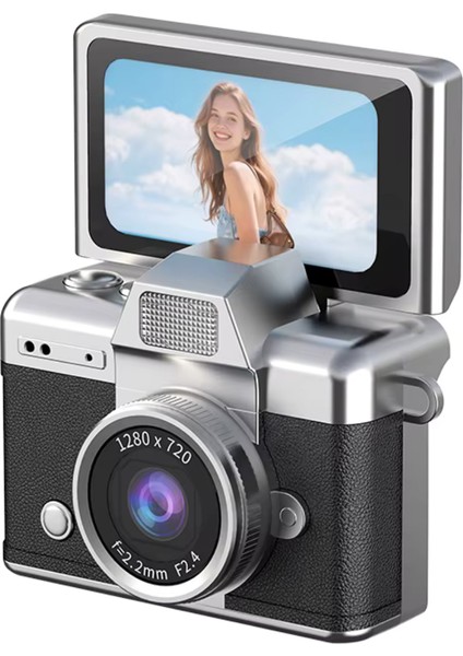 📸 Mini Dijital Kamera – 0.96" IPS Ekran, Çoklu Filtre, Taşınabilir Premium Tasarım