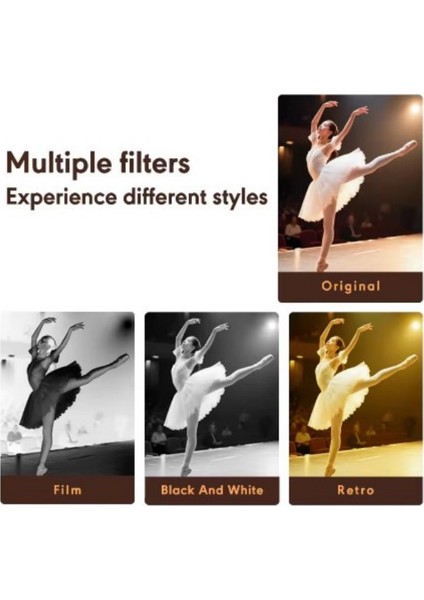 📸 Mini Dijital Kamera – 0.96" IPS Ekran, Çoklu Filtre, Taşınabilir Premium Tasarım modelleri