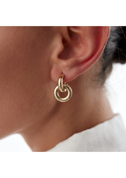 Hoop Vidalı Küpe modelleri