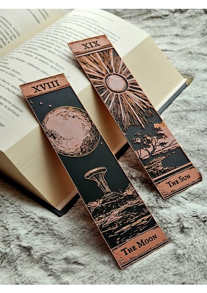 Major Arcana Tarot Seri 7 Kabartmalı Kitap Ayracı 2li Set fiyatları