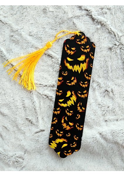 Halloween Balkabağı Kabartmalı Kitap Ayracı fiyatları