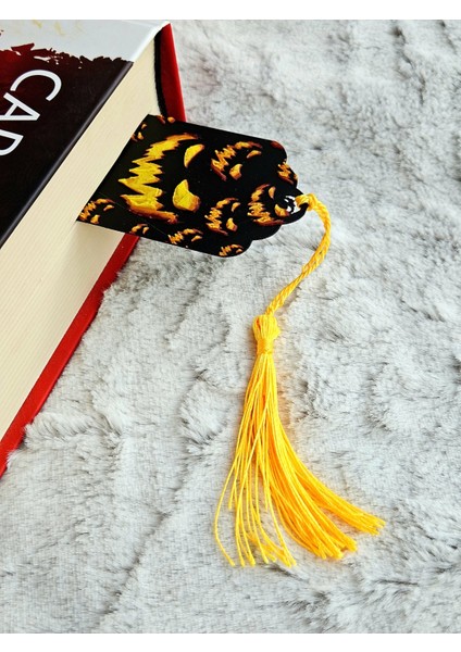 Halloween Balkabağı Kabartmalı Kitap Ayracı