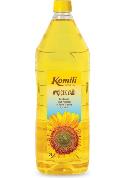 Komili Ayçiçek Yağı 2 Lt Pet Şişe
