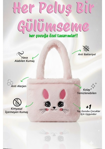 Pembe Sevimli - Unicorn Peluş Çanta 30 cm – Tatlı & Kullanışlı Hediyelik fiyatları