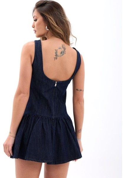 7460 Kot Elbise-Mavi fiyatları