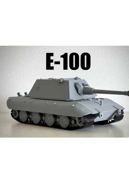 E100 Almanya Iı. Dünya Savaşı Süper Ağır Tank Model Kiti 1/35 Ölçekli