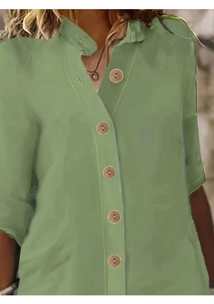 Kadın Kısa Kollu Hakim Yaka Önden Düğmeli Kısa Müslim Elbise fiyatları