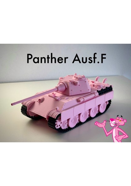 Panther F Tank Model Kiti 1/35 Ölçekli