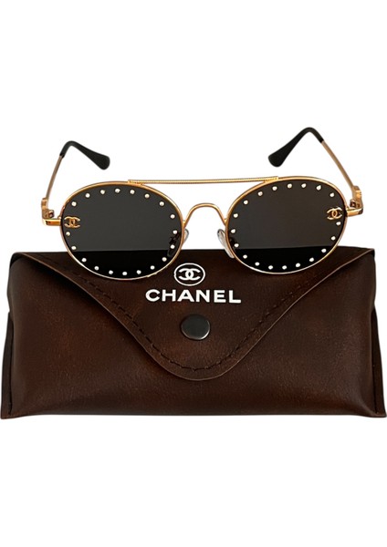 Chanel taş detaylı kadın Güneş gözlüğü new season Ekartman 65