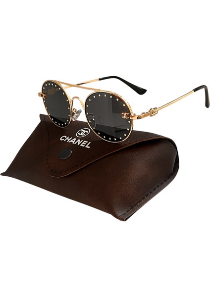 Chanel taş detaylı kadın Güneş gözlüğü new season Ekartman 65 modelleri